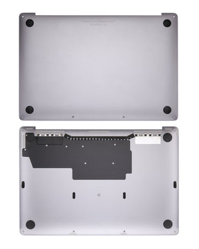 Bottom Case Compatible For MacBook Pro 13" (A1708 / Late 2016 / Mid 2017) (Used OEM Pull: Grade B/C) (Space Gray)