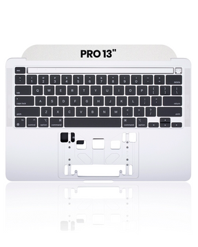 Top Case With Keyboard Compatible For MacBook Pro 13" (A2338 / Late 2020) (US English) (Silver)