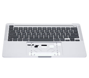 Top Case With Keyboard Compatible For MacBook Pro 13" (A2338 / Late 2020) (US English) (Silver)