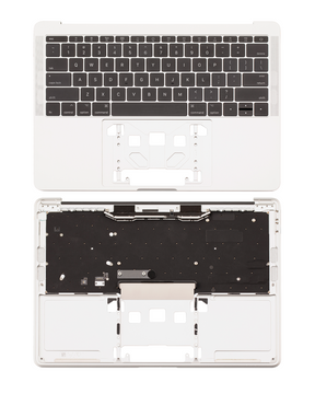 Top Case With Keyboard Compatible For MacBook Pro 13" Retina (A1708 / Late 2016 / Mid 2017) (US Keyboard) (Used OEM Pull: Grade New) (Silver)