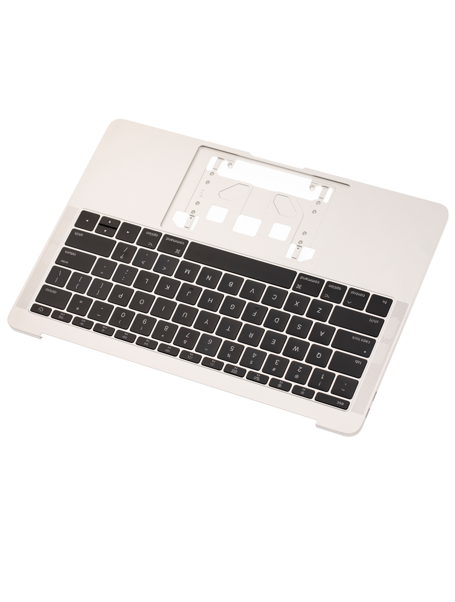 Top Case With Keyboard Compatible For MacBook Pro 13" Retina (A1708 / Late 2016 / Mid 2017) (US Keyboard) (Used OEM Pull: Grade New) (Silver)