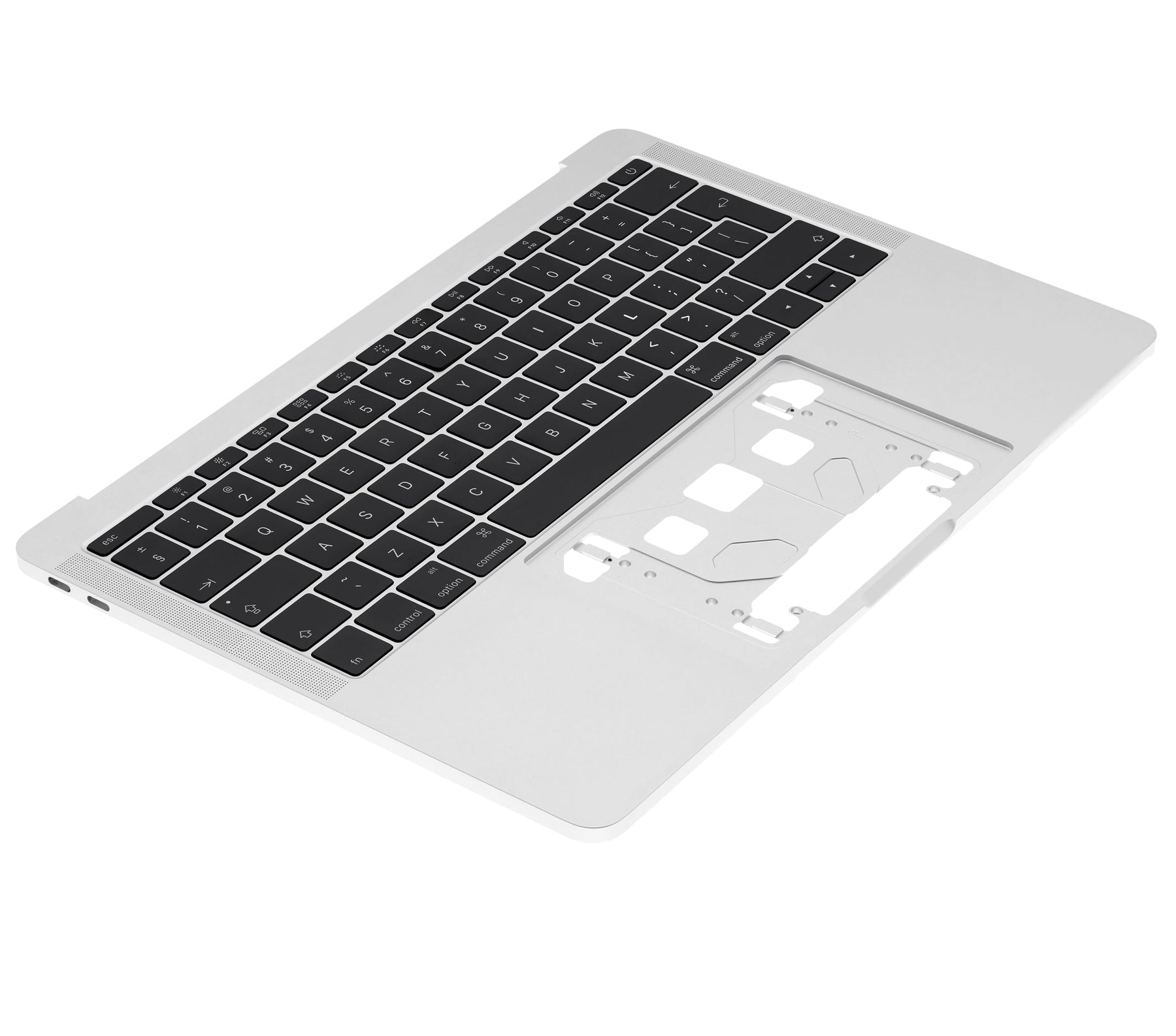 Top Case With Keyboard Compatible For MacBook Pro 13" Retina (A1708 / Late 2016 / Mid 2017) (UK Keyboard) (Used OEM Pull: Grade New) (Silver)