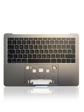 Top Case With Keyboard Compatible For MacBook Pro 13" Retina (A1708 / Late 2016 / Mid 2017) (UK Keyboard) (Used OEM Pull: Grade New) (Space Gray)