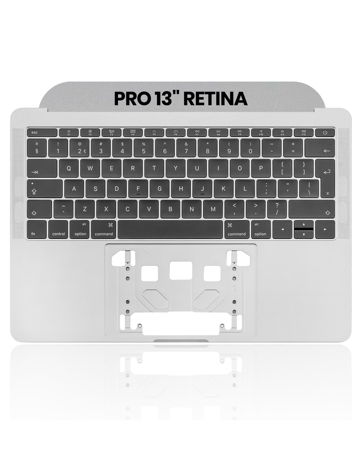 Top Case With Keyboard Compatible For MacBook Pro 13" Retina (A1708 / Late 2016 / Mid 2017) (UK Keyboard) (Used OEM Pull: Grade New) (Space Gray)