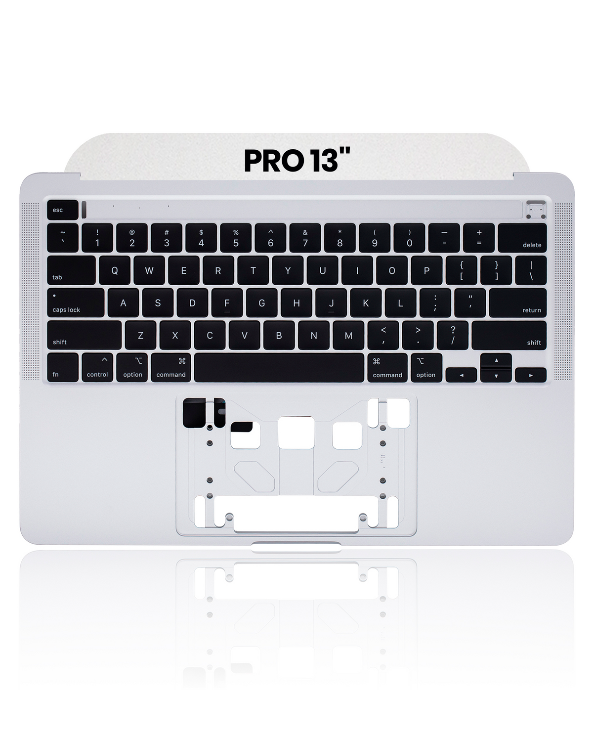 Top Case With Keyboard Compatible MacBook Pro 13" (A2289 / Early 2020) (US Keyboard) (Used OEM Pull: Grade New) (Silver)