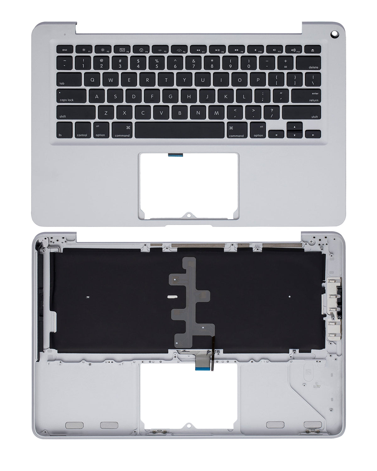 Top Case With Keyboard Compatible For MacBook Unibody 13" (A1278 / Late 2008) (US English) (Used OEM Pull: Grade New)