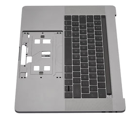 Top Case With Keyboard Compatible For MacBook Pro 15" W/ Touch Bar (A1707 / Late 2016 / Mid 2017) (French Keyboard) (Space Gray)