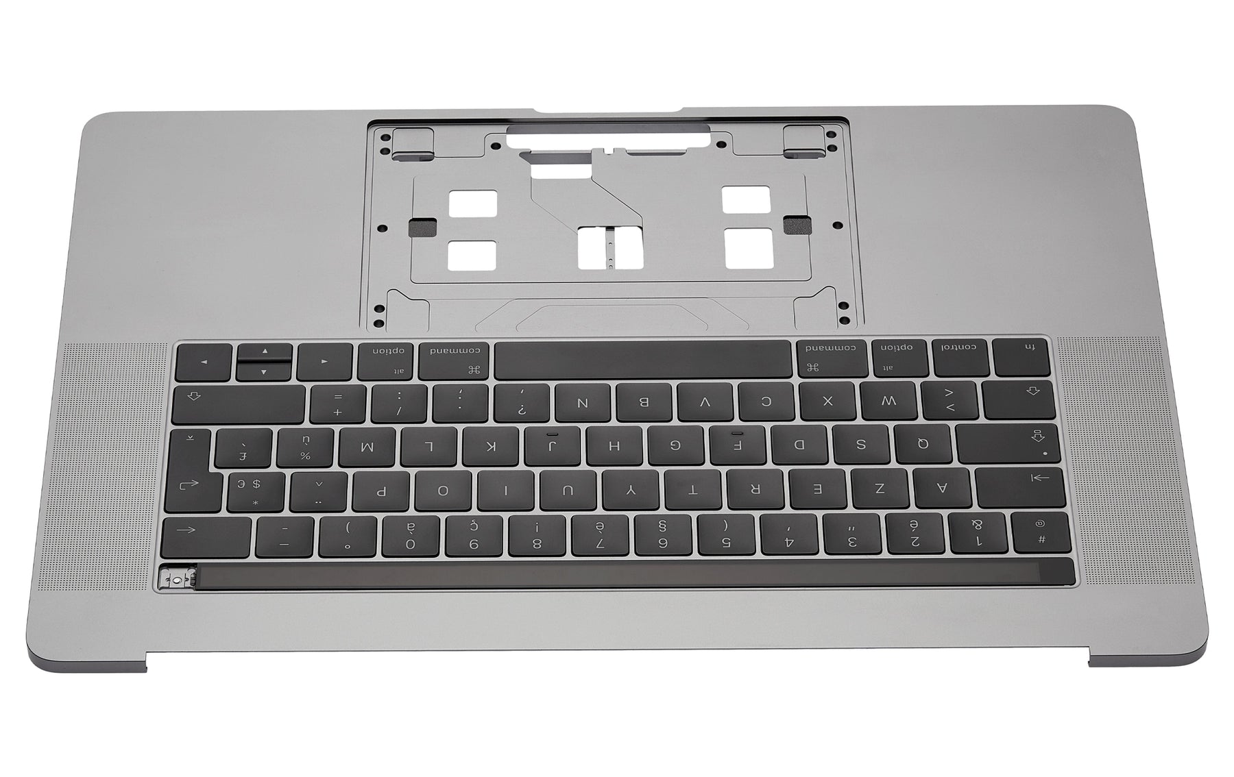 Top Case With Keyboard Compatible For MacBook Pro 15" W/ Touch Bar (A1707 / Late 2016 / Mid 2017) (French Keyboard) (Space Gray)