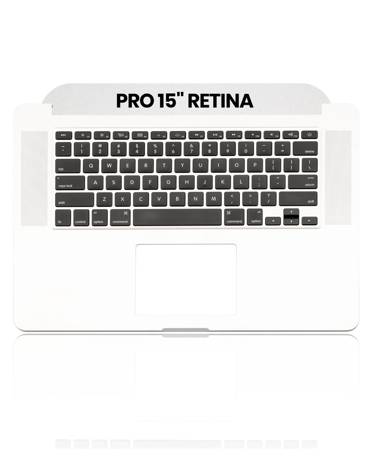 TOP CASE WITH KEYBOARD (US ENGLISH) FOR MACBOOK PRO 13" RETINA A1502  (LATE 2013 / MID 2014)  (USED OEM PULL: COSMETIC GRADE: NEW)