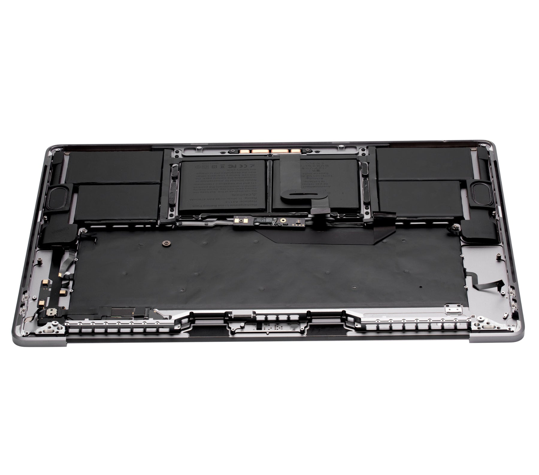 Top Case Assembly With Battery And Keyboard Compatible For MacBook Pro 16" (A2141 / Mid 2019) (US English) (Used OEM Pull: Grade New) (Silver)