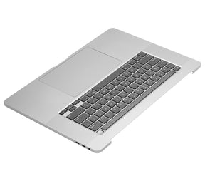 Top Case Assembly With Battery And Keyboard Compatible For MacBook Pro 16" (A2141 / Mid 2019) (US English) (Used OEM Pull: Grade New) (Silver)