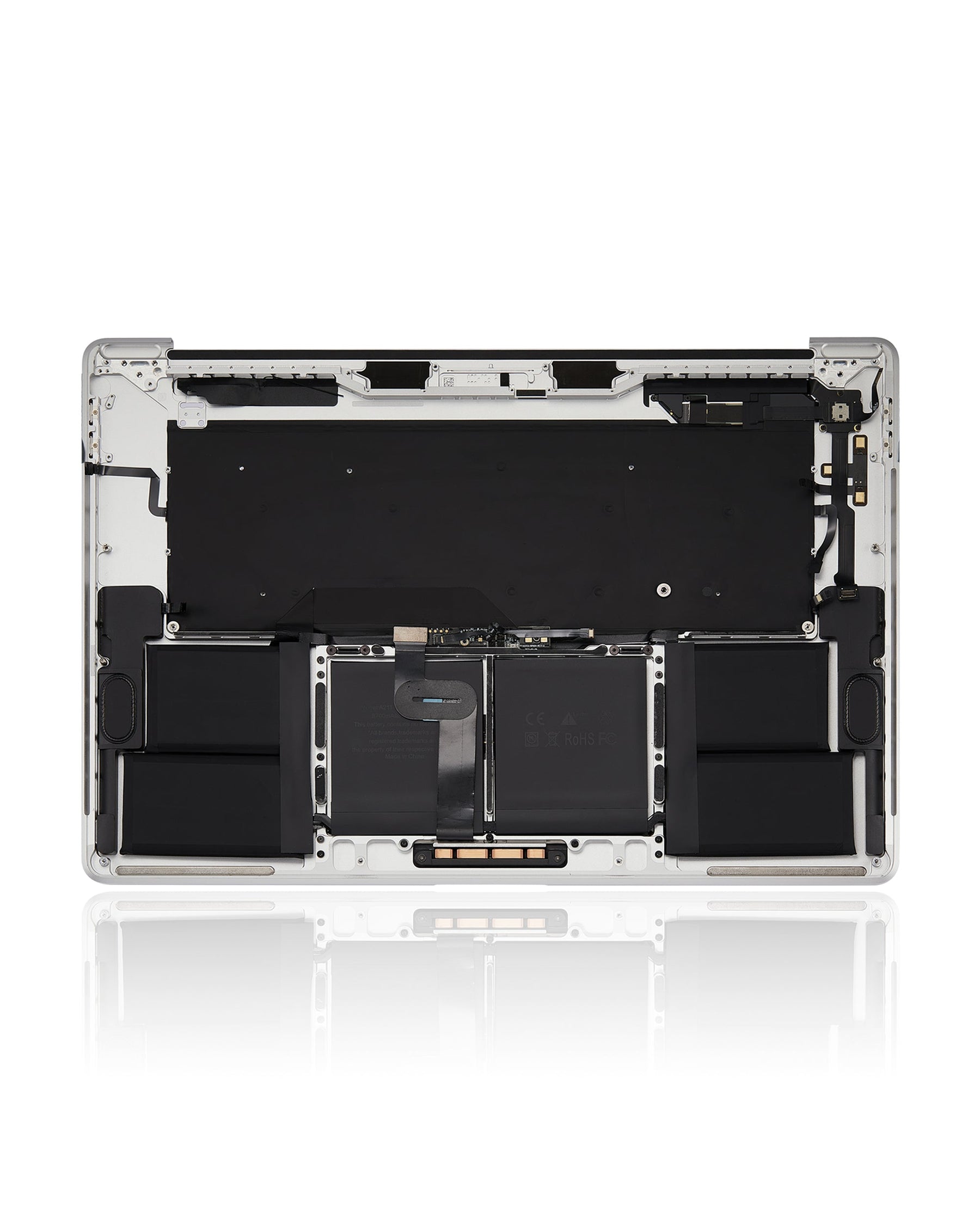 Top Case Assembly With Battery And Keyboard Compatible For MacBook Pro 16" (A2141 / Mid 2019) (UK English) (Used OEM Pull: Grade New) (Silver)