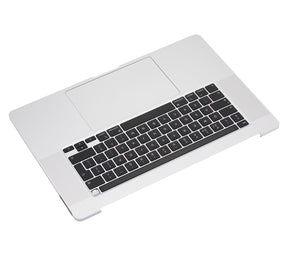 Top Case Assembly With Battery And Keyboard Compatible For MacBook Pro 16" (A2141 / Mid 2019) (UK English) (Used OEM Pull: Grade New) (Silver)