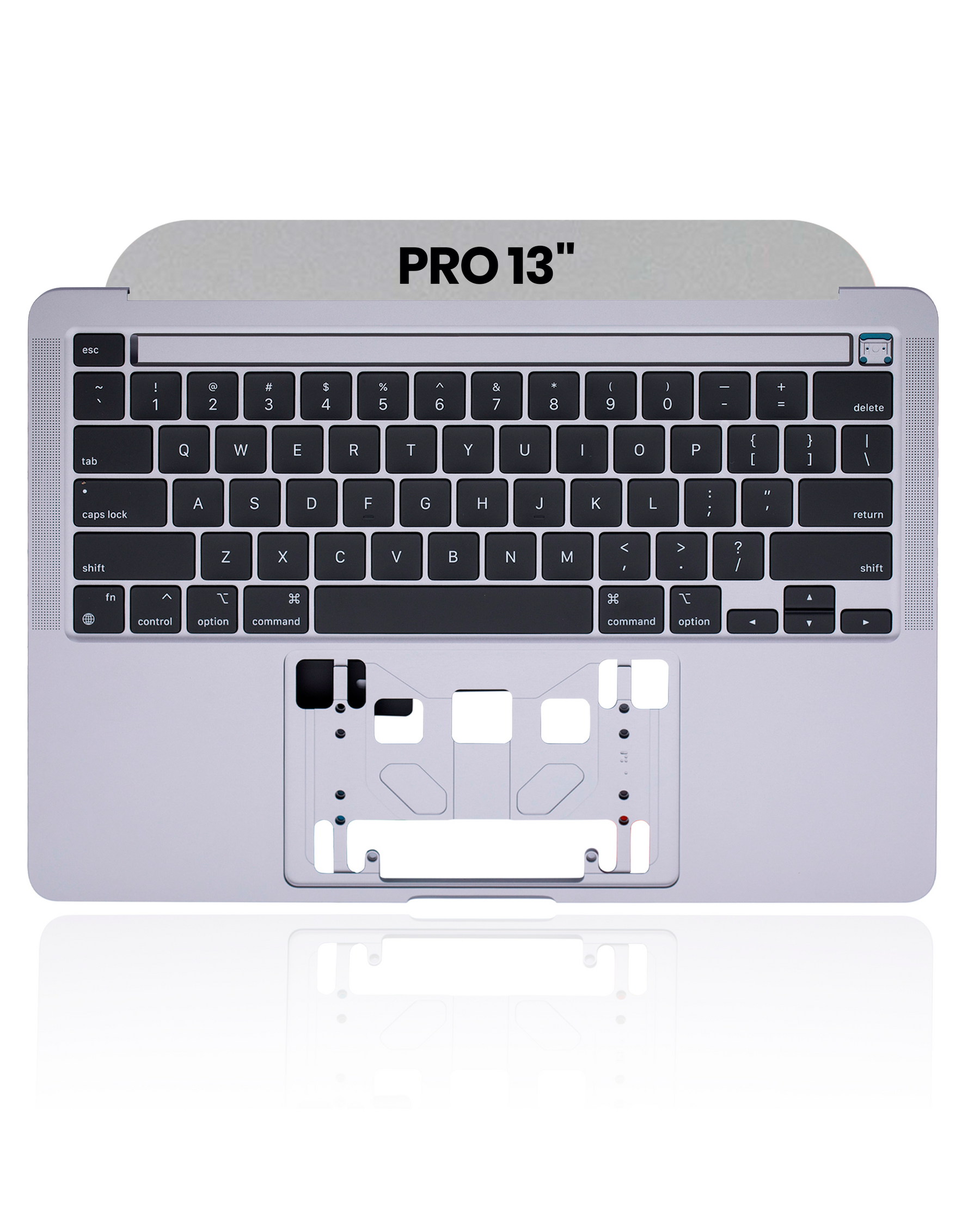 Top Case With Keyboard Compatible For MacBook Pro 13" (A2338 / Late 2020) (US English) (Space Gray)