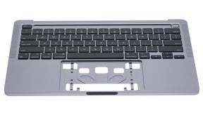 Top Case With Keyboard Compatible For MacBook Pro 13" (A2338 / Late 2020) (US English) (Space Gray)