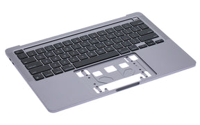 Top Case With Keyboard Compatible For MacBook Pro 13" (A2338 / Late 2020) (US English) (Space Gray)