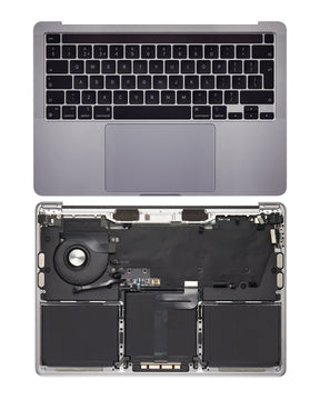 Top Case Assembly With Battery And Keyboard Compatible For MacBook Pro 13" (A2338 / Late 2020) (Space Gray) (UK Keyboard)