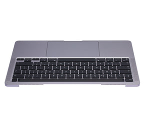 Top Case Assembly With Battery And Keyboard Compatible For MacBook Pro 13" (A2338 / Late 2020) (Space Gray) (UK Keyboard)