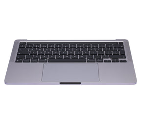 Top Case Assembly With Battery And Keyboard Compatible For MacBook Pro 13" (A2338 / Late 2020) (Space Gray) (UK Keyboard)