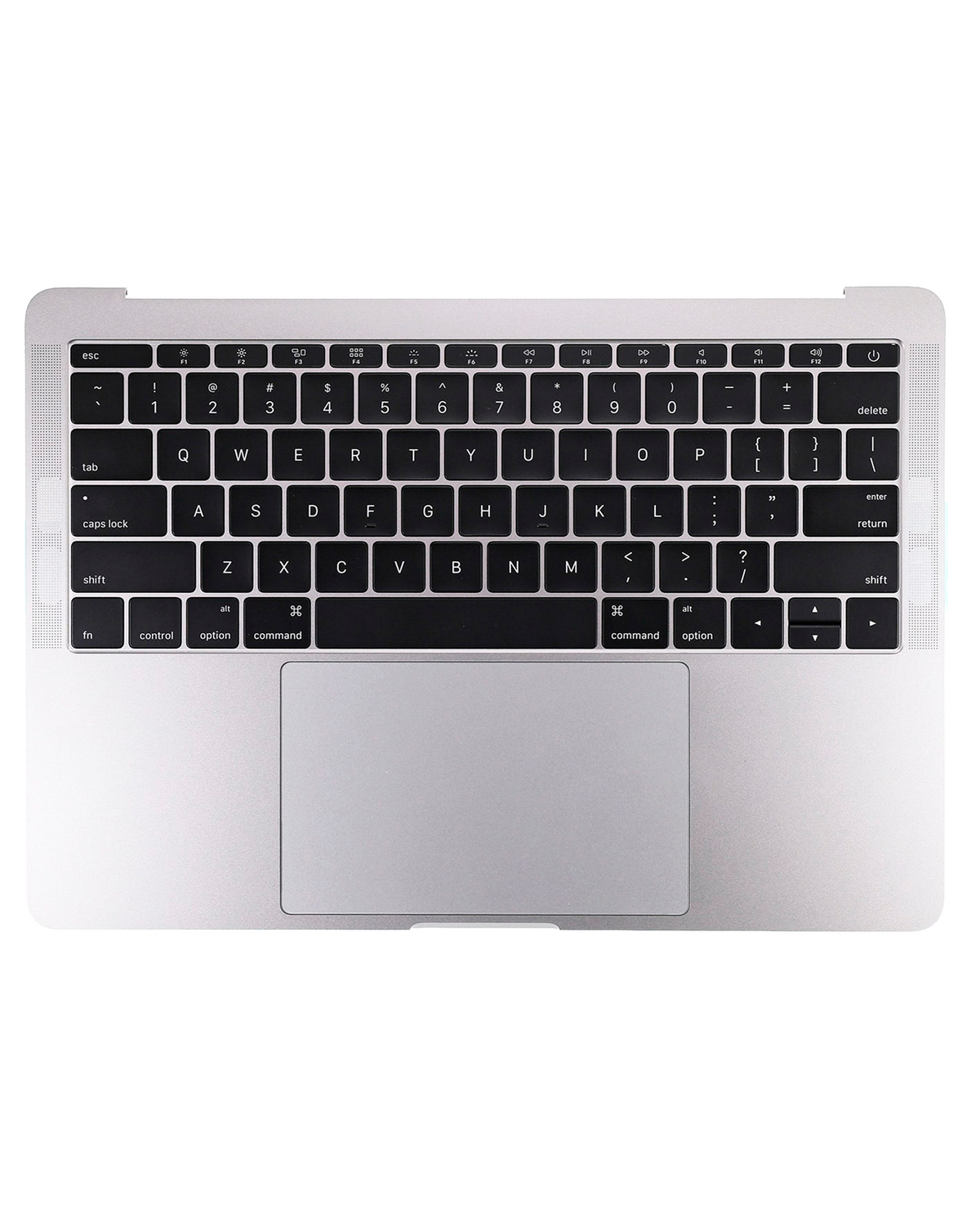 Top Case Assembly With Battery And Keyboard Compatible For MacBook Pro 13" Retina (A1708 / Late 2016) (US Keyboard) (Used OEM Pull: Grade B/C) (Silver)