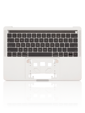 Top Case With Keyboard Compatible For MacBook Pro 13" W/ Touch Bar (A1706 / Late 2016 / Mid 2017) (US English) (Used OEM Pull: Grade A) (Silver)