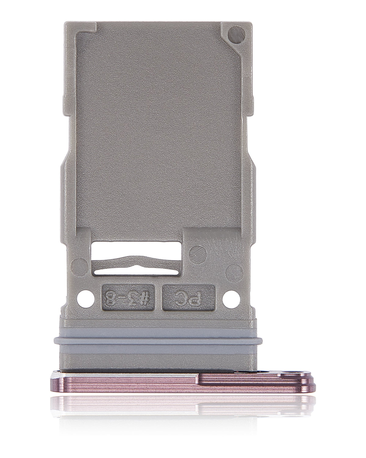 Single Sim Card Tray Compatible For Samsung Galaxy S22 Ultra 5G Replacement(Burgundy)