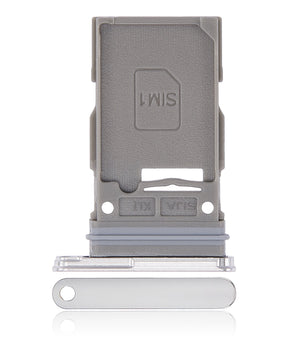 Replacement Single Sim Card Tray Compatible For Samsung Galaxy S22 5G / S22 Plus 5G (White)