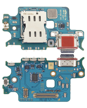 Charging Port Board With Sim Card Reader Compatible For Samsung Galaxy S22 5G Replacement  (S9010) (Dual Sim Version)