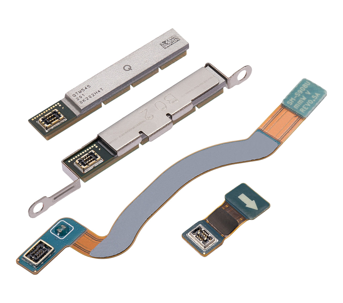 5G Antenna Flex Cable With Module Compatible For Samsung Galaxy S22 Ultra 5G Replacement (S908U) (4 Piece Set)