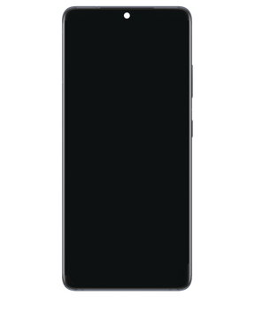 OLED Assembly With Frame Compatible For Samsung Galaxy S21 Ultra 5G Replacement (Service Pack) (Phantom Navy)