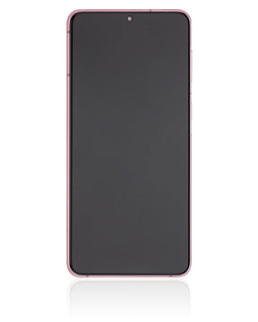 Replacement OLED Assembly With Frame Compatible For Samsung Galaxy S21 Plus 5G (Refurbished) (Phantom Violet / Pink / Gold)