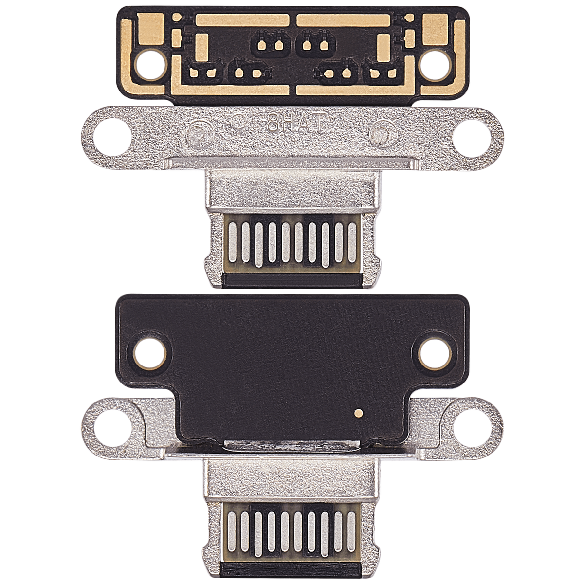 Charging Port Only Compatible For iPad Pro 11" (2018 / 2020 / 2021 / 2022) / Pro 12.9" (2018 / 2020 / 2021 / 2022) (Soldering Required) (Space Gray) (10 Pack)