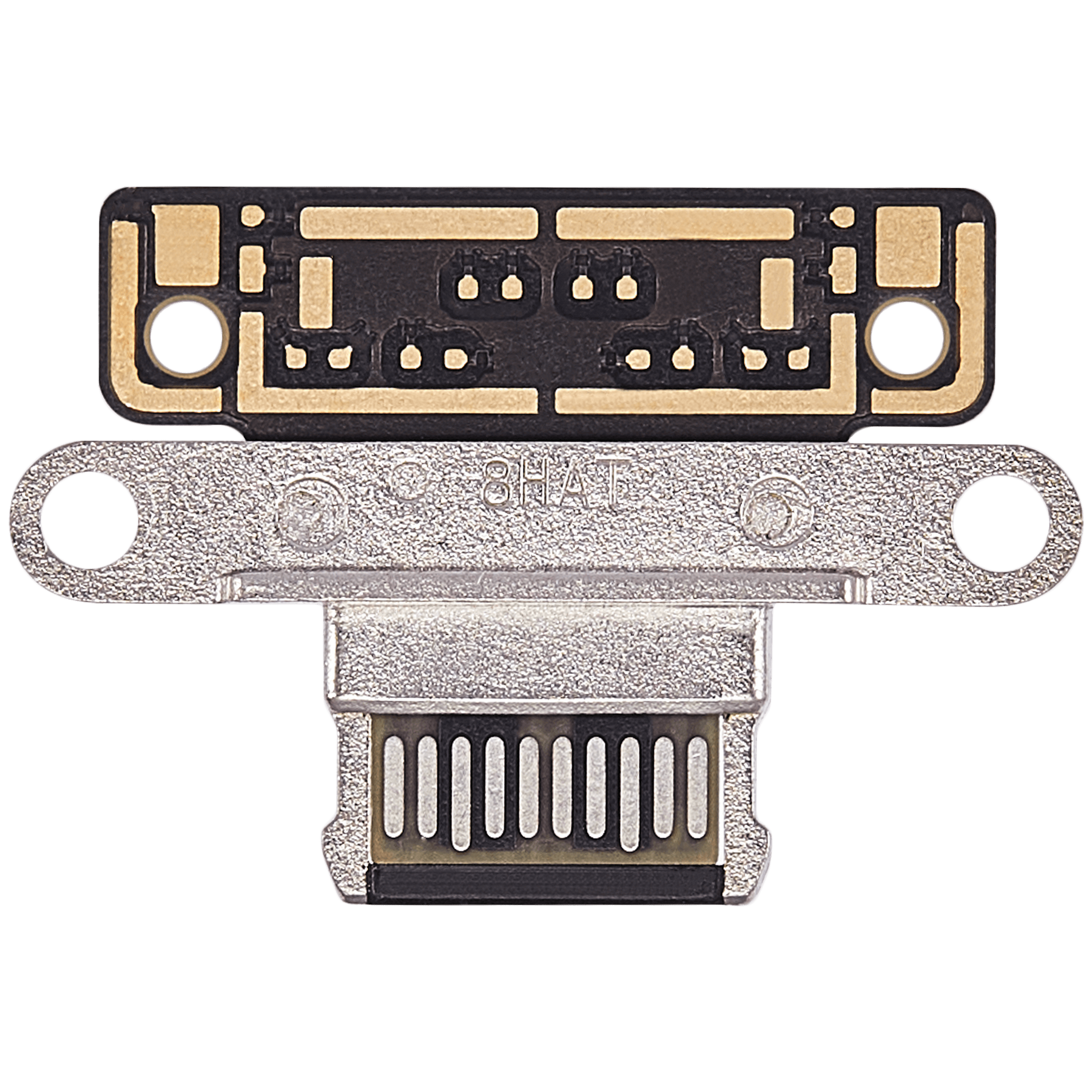 Charging Port Only Compatible For iPad Pro 11" (2018 / 2020 / 2021 / 2022) / Pro 12.9" (2018 / 2020 / 2021 / 2022) (Soldering Required) (Space Gray) (10 Pack)