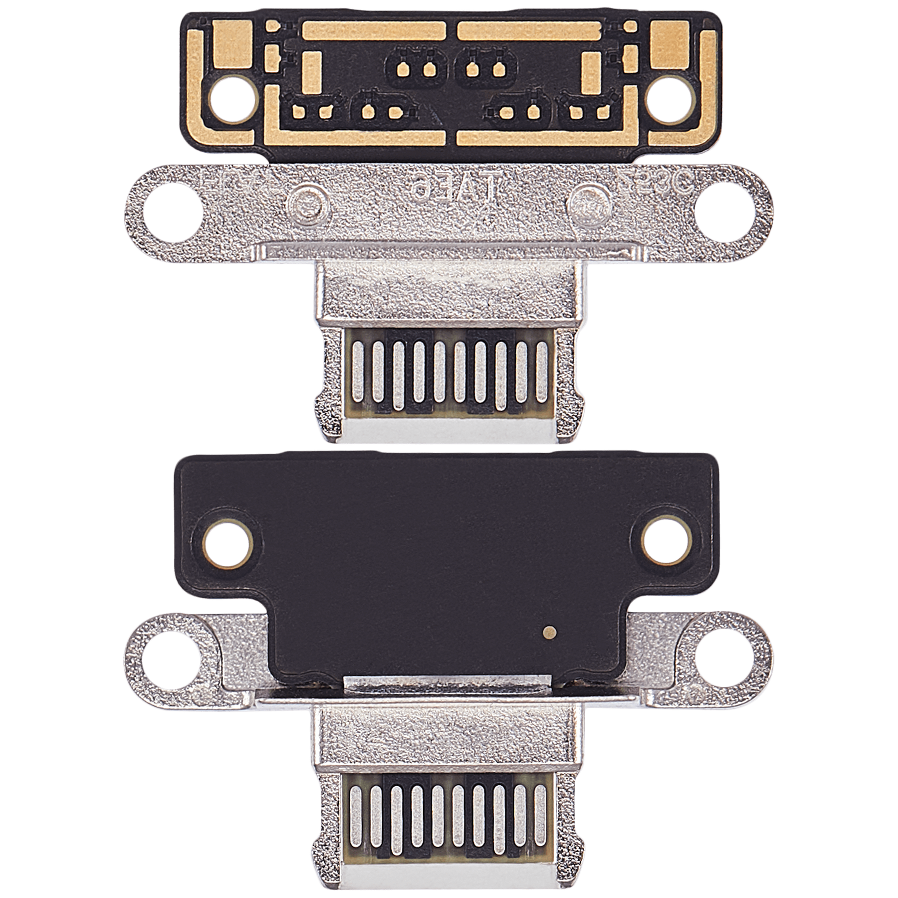 Charging Port Only Compatible For iPad Pro 11" (2018 / 2020 / 2021 / 2022) / Pro 12.9" (2018 / 2020 / 2021 / 2022) (Soldering Required) (Silver) (10 Pack)