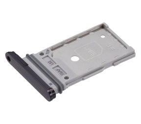 Dual Sim Card Tray Compatible For Samsung Galaxy S23 5G / S23 Plus 5G Replacement (Phantom Black)