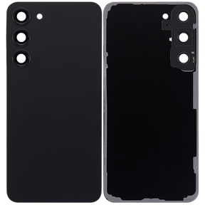 Back Cover Glass With Camera Lens Replacement Compatible For Samsung Galaxy S23 Plus 5G  (No Logo) (Vemake) (Phantom Black)