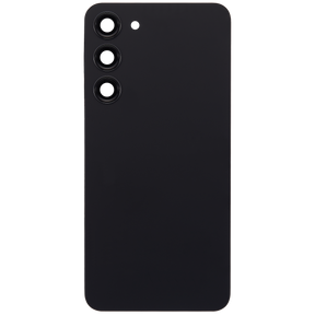 Back Cover Glass With Camera Lens Replacement Compatible For Samsung Galaxy S23 Plus 5G  (No Logo) (Vemake) (Phantom Black)