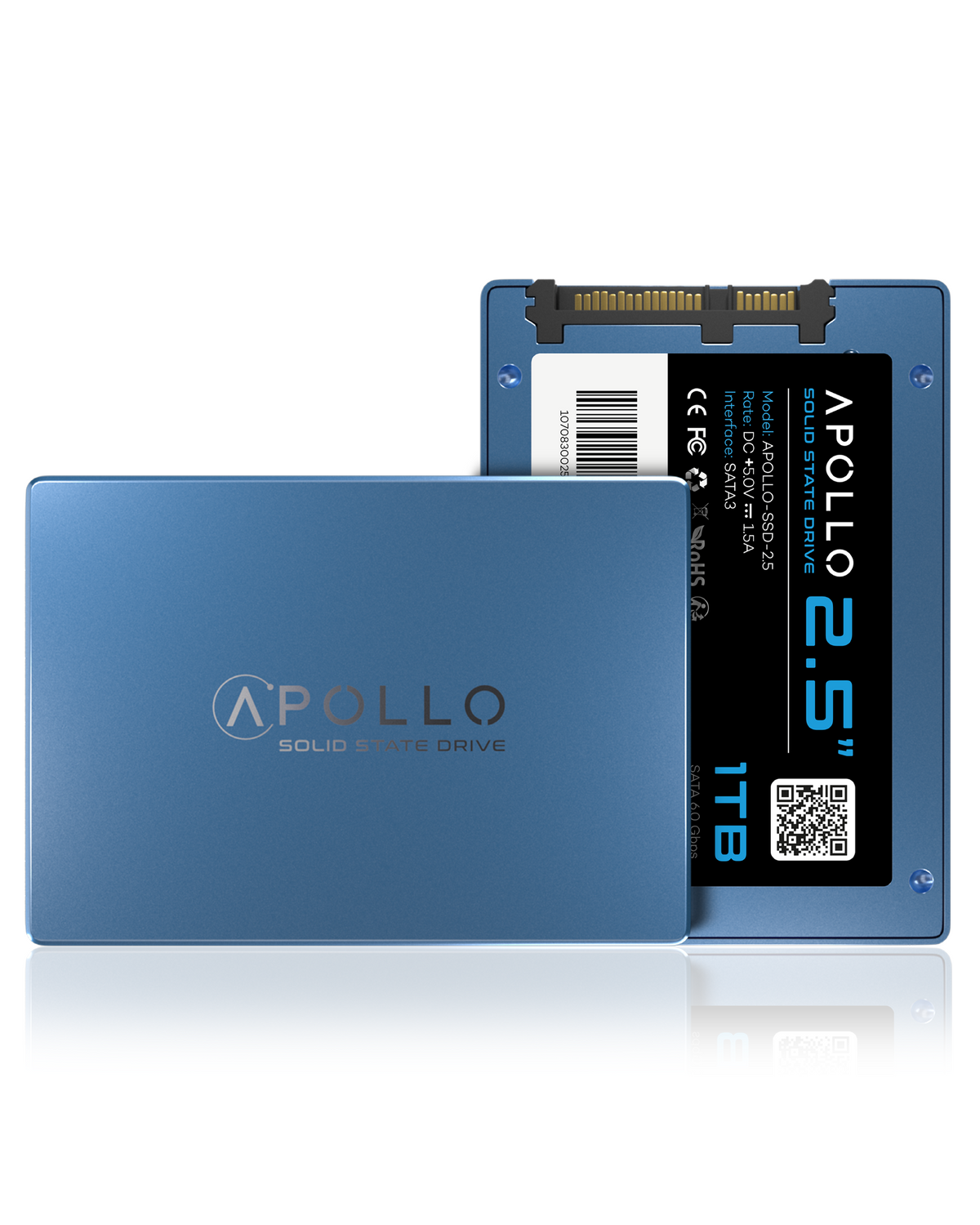 Apollo High Performance 2.5" SSD 3D TLC Nand 128GB