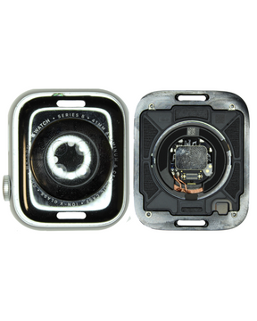 Housing Assembly Compatible For Watch Series 8 (41MM) (GPS Version) (Used OEM Pull: Grade B/C) (Aluminum/Silver)