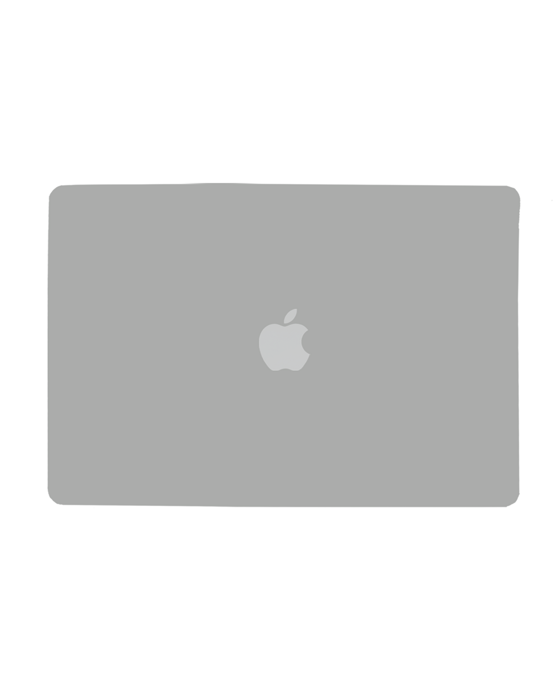 2 in 1 (Top and Bottom) Skin Compatible For MacBook Pro 13" (A2289 / Mid 2020) (Space Gray) duplicate 107070121376