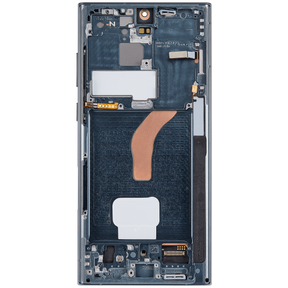 OLED Assembly With Frame Compatible For Samsung Galaxy S22 Ultra 5G Replacement (US & International Version) (Vemake) (Green)