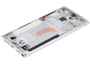Replacement OLED Assembly With Frame Compatible For Samsung Galaxy S22 Ultra 5G (US & International Version) (Refurbished) (Phantom White)
