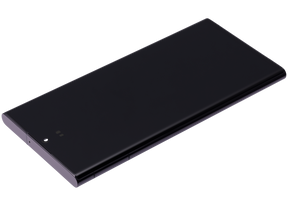 OLED Assembly With Frame Compatible For Samsung Galaxy S22 Ultra 5G Replacement (Service Pack) (Phantom Black)