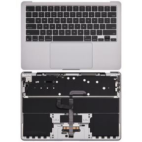 Top Case Assembly With Battery And Keyboard Compatible For MacBook Air 13" (A2681 / Mid 2022) (Space Gray) (US Keyboard)