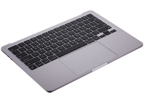 Top Case Assembly With Battery And Keyboard Compatible For MacBook Air 13" (A2681 / Mid 2022) (Space Gray) (US Keyboard)