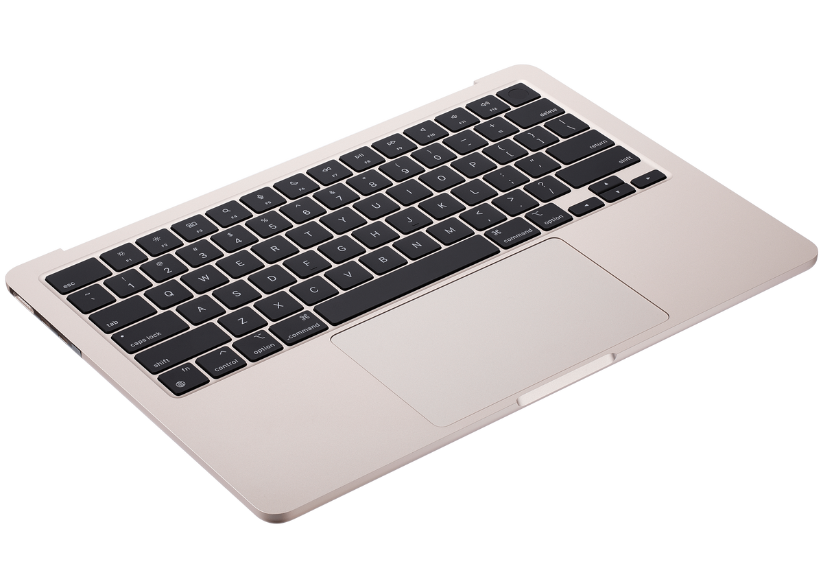 Top Case Assembly With Battery And Keyboard Compatible For MacBook Air 13" (A2681 / Mid 2022) (US Keyboard) (Starlight)