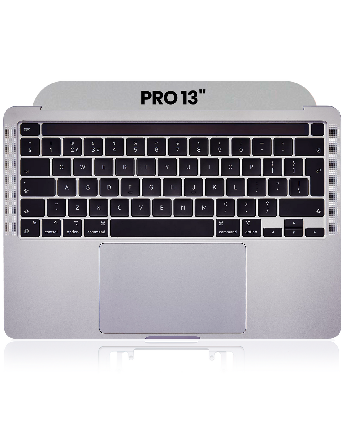 Top Case With Keyboard & Trackpad Compatible For MacBook Pro 13" (A2338 / Late 2020) (US Keyboard) (Used OEM Pull: Grade B/C) (Space Gray)