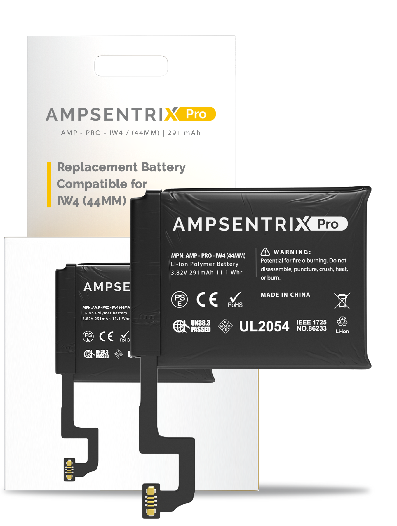Replacement Battery Compatible For Watch Series 4 (44MM) (AmpSentrix Pro)