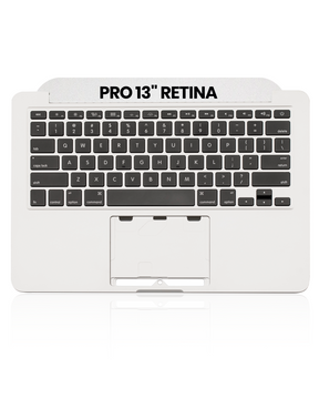 Top Case With Keyboard Compatible For MacBook Pro 13" Retina (A1502 / Late 2013 / Mid 2014) (US English) (Used OEM Pull: Grade A)