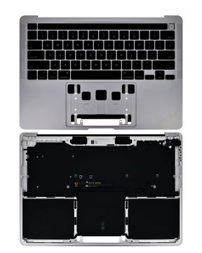 Top Case Assembly With Battery And Keyboard Compatible MacBook Pro 13" (A2289 / Early 2020) (US Keyboard) (Used OEM Pull: Grade A) (Space Gray)